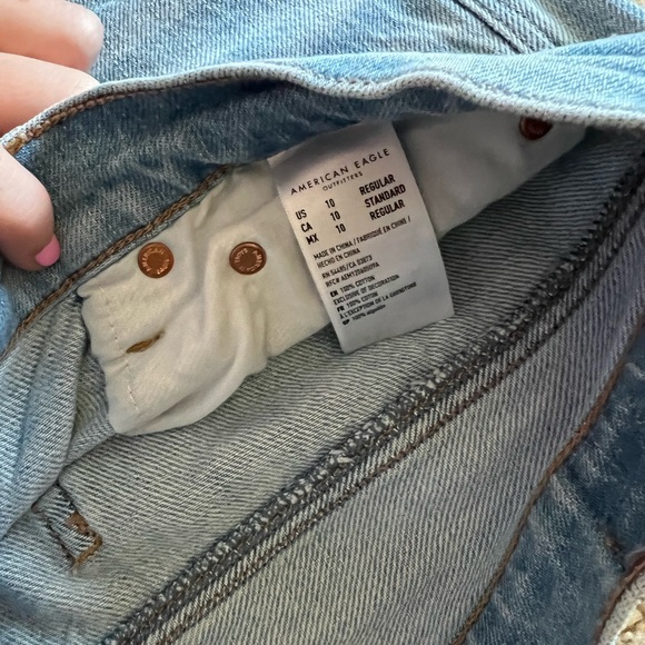 American Eagle 90’s straight jeans size 10 - Picture 3 of 6